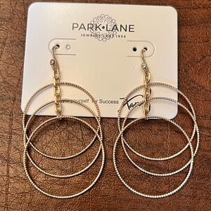 Park Lane Tempo Multi-Hoop Gold Earrings | Featherlight | New
